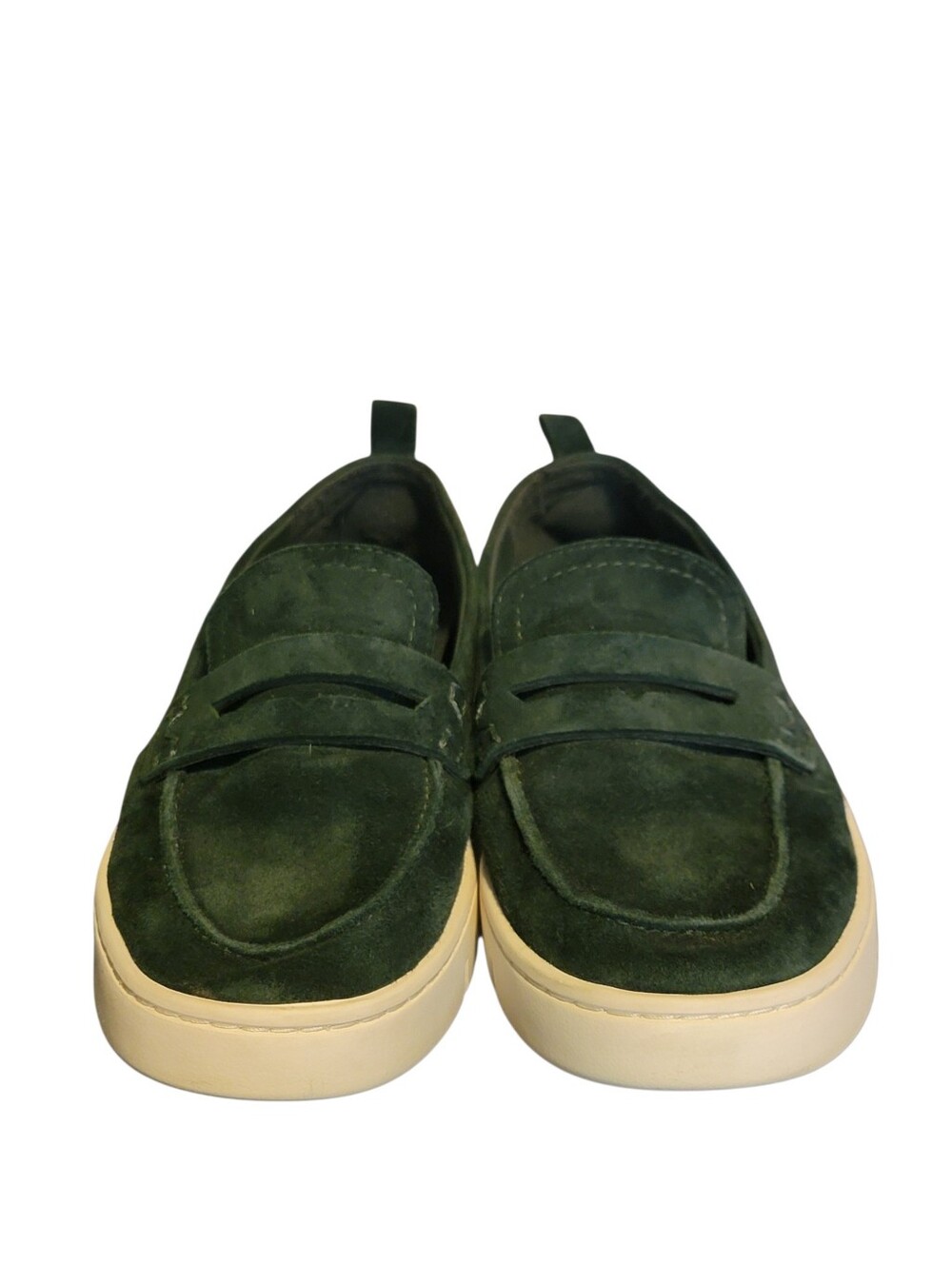 VIONIC Uptown Womens Slip On Dark Green Suede Loafer Moc Casual Shoes Size 7.5 - Picture 3 of 8